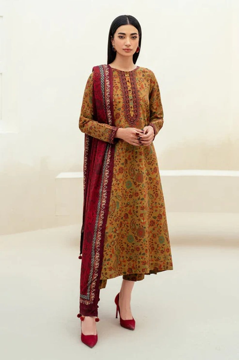 Baroque D-68 Printed three piece suit