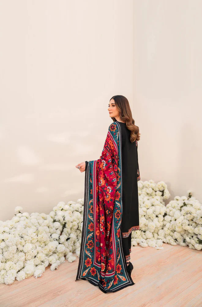 Zarashah jhan Embroidered Dhanak Three Piece ZSJ-749