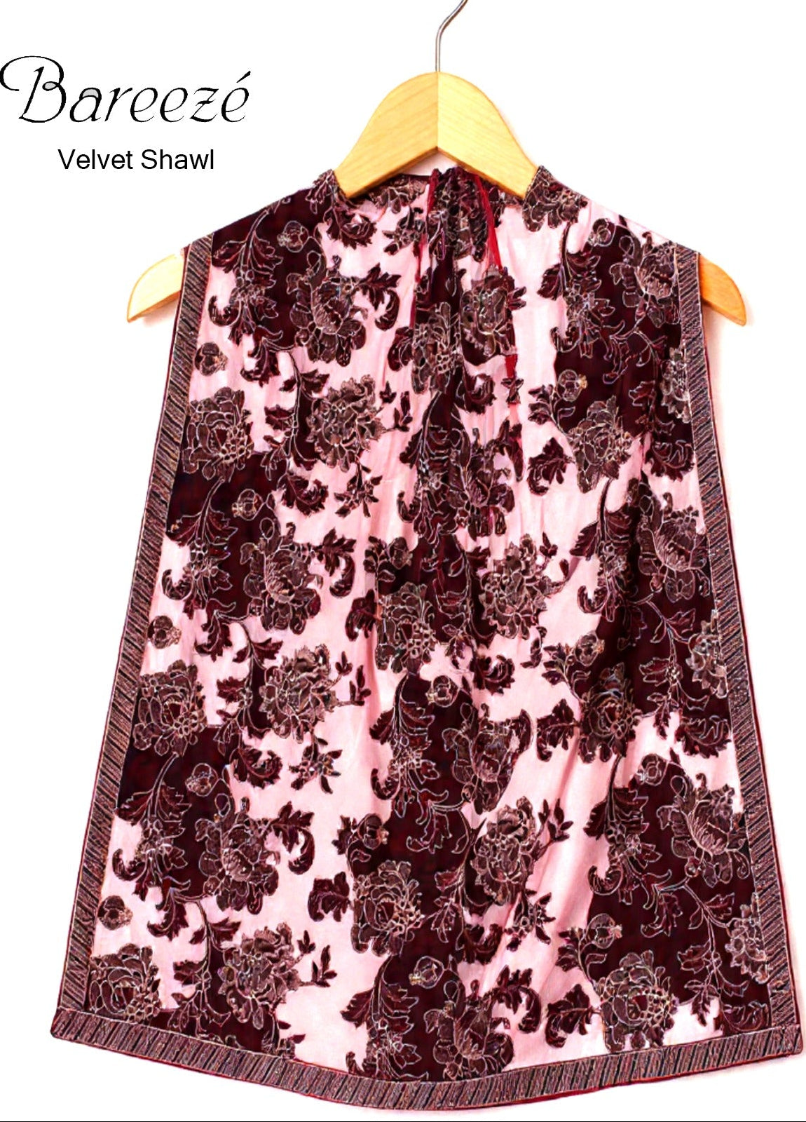 Bareeze BRS-11 Embroidered Heavy Velvet Shawl Winter Collection