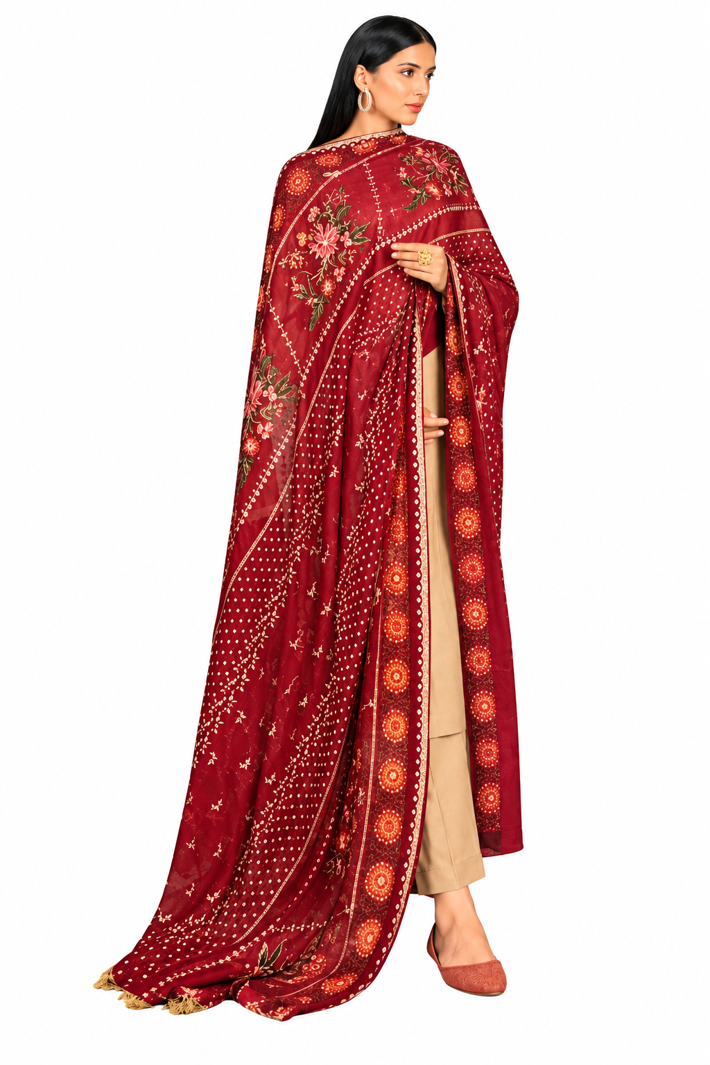 Bareeze Embroidered Dhanak Three Piece BR-06