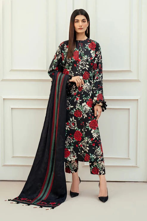 Baroque D-72 Printed three piece suit