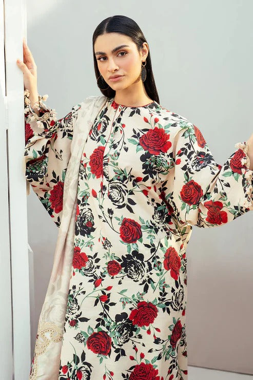 Baroque D-71 Printed three piece suit