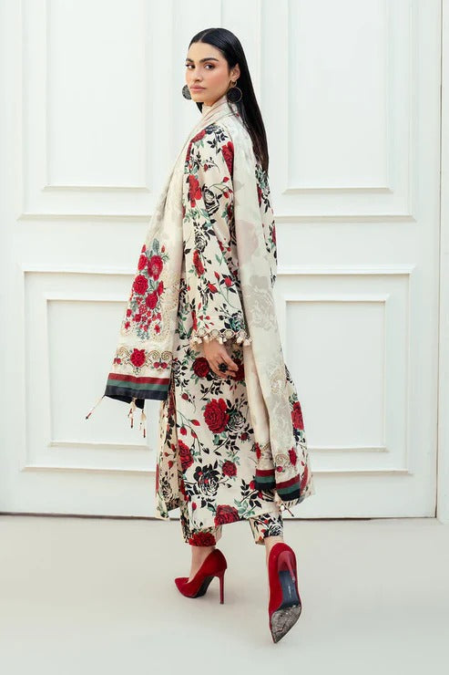 Baroque D-71 Printed three piece suit