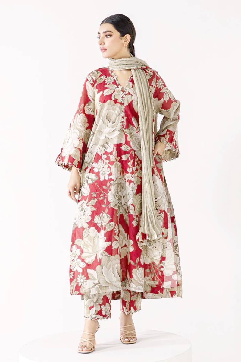 Charizma Linen Printed 2PC (D-503)