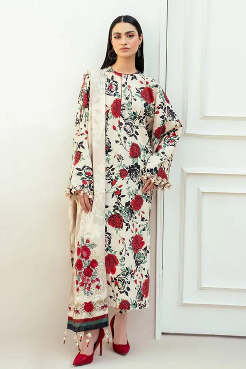 Baroque D-71 Printed three piece suit