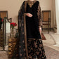FCC ZC-126 Embroidered Velvet Three piece With Velvet Shawl  Winter Collection