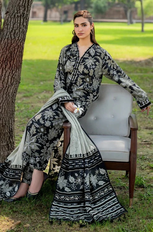 Baroque D-786 Printed three piece