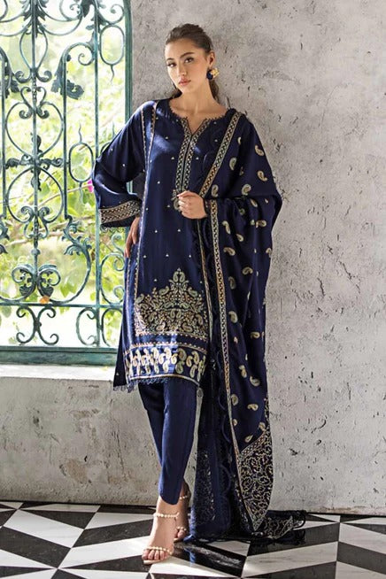 Gull Ahmed GA-901 Embroidered Dhanak Three Piece Winter Collection