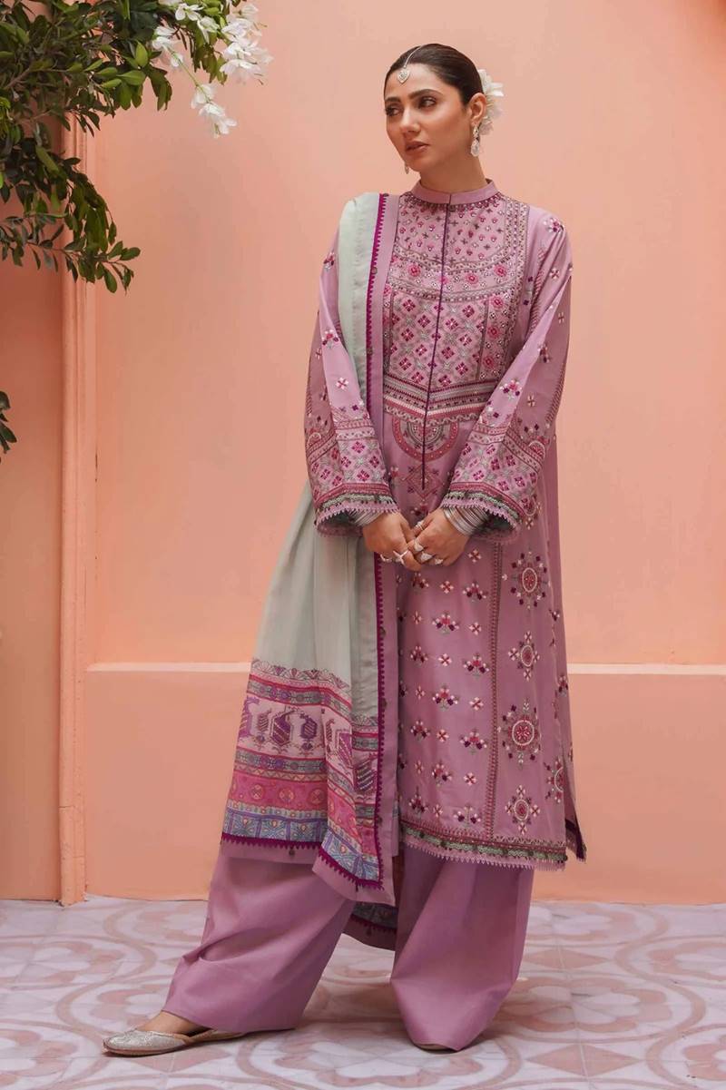 Zarashahjhan Embroidered Lawn Three Piece ZSJ-15