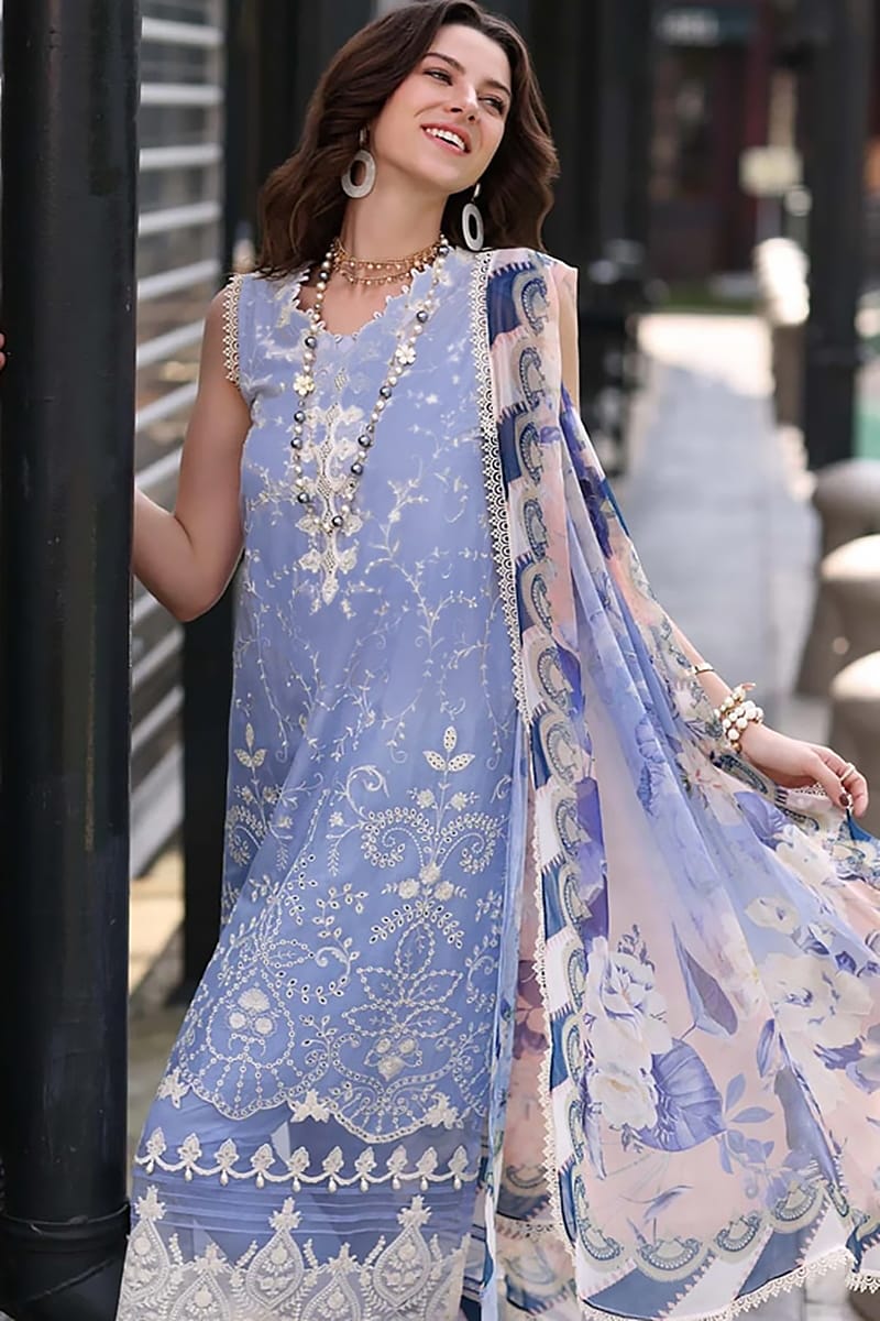 Mushq Embroidered Lawn Three Piece MQL-24
