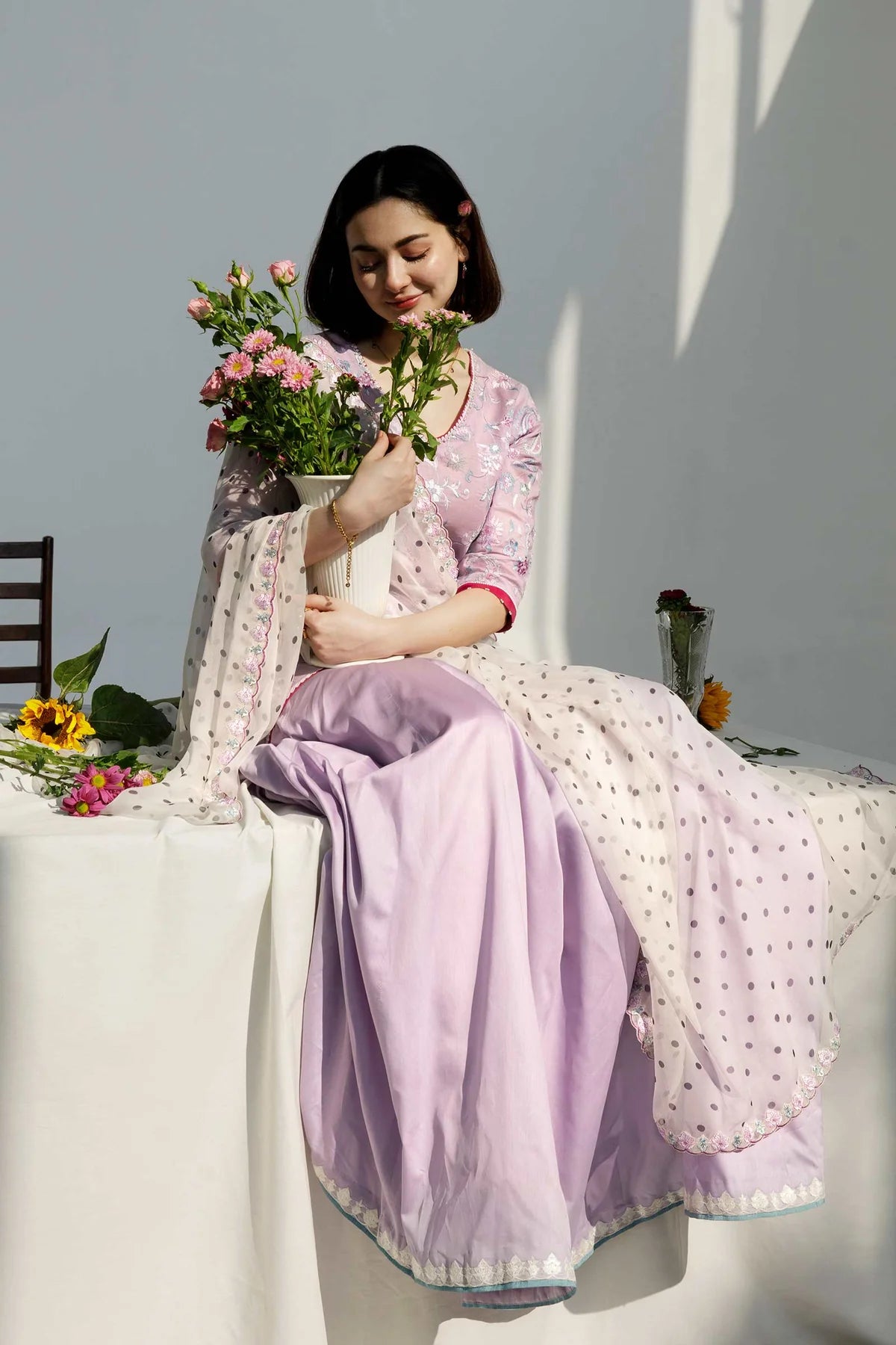Lawn Embroidered 3 pc D-635