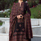 Bareeze FCC-707 Black Embroidered Dhanak Three Piece Winter Collection