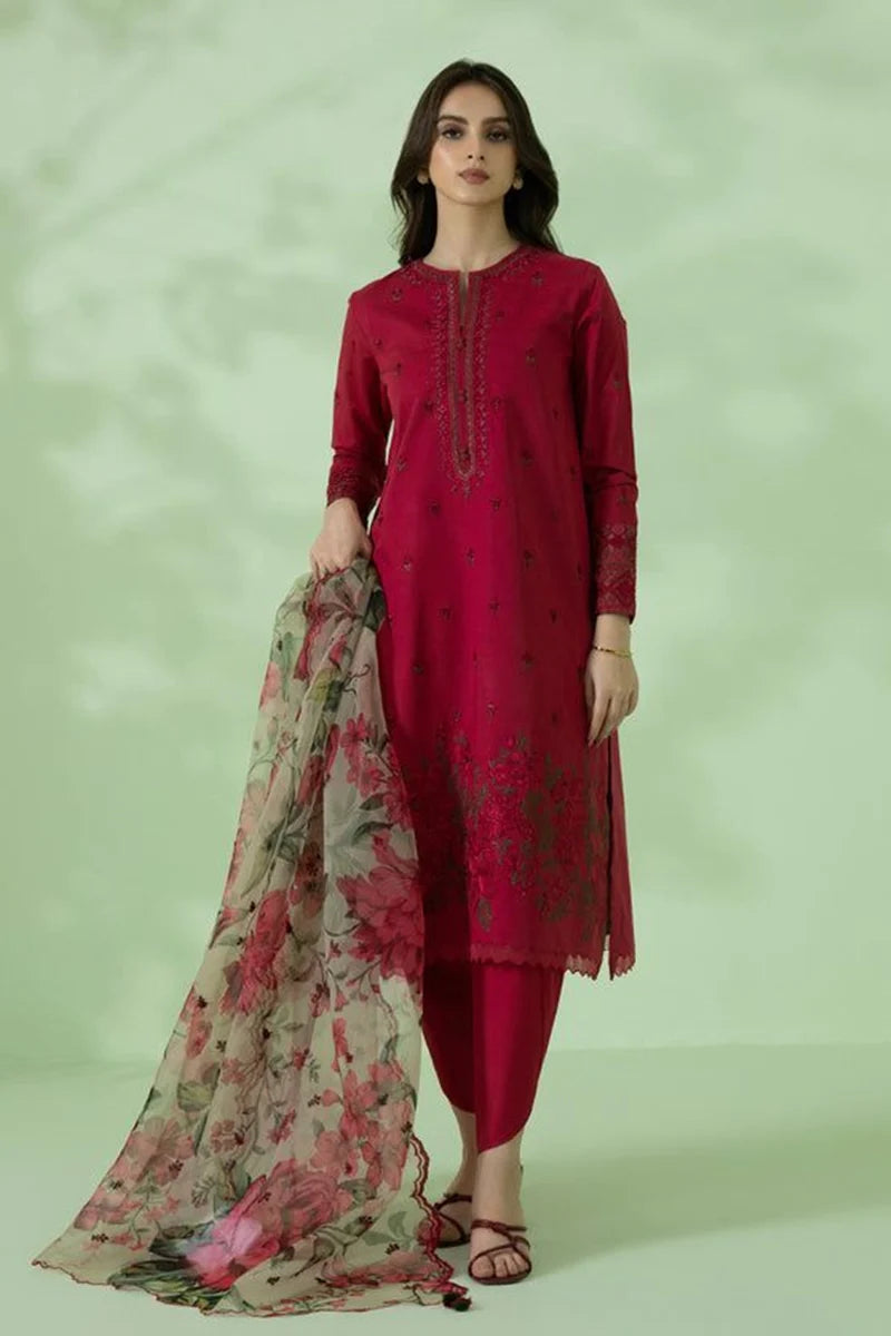 Sapphire Embroidered Lawn Three Piece SPW-751