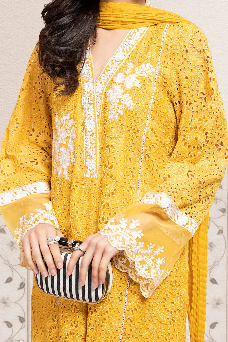 Chikenkari Lawn Embroidered Three Piece Collection (D-760)