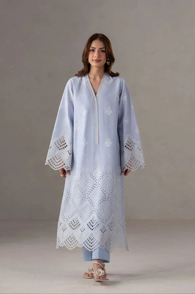 Garnet Embroidered Lawn two Piece - Noor's Collection D-257