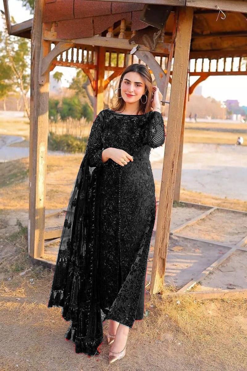 Black store organza dress