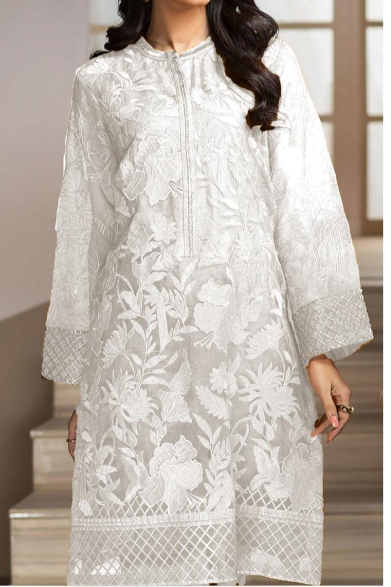 Limelight LT-White Embroidered Organza Two Piece Collection