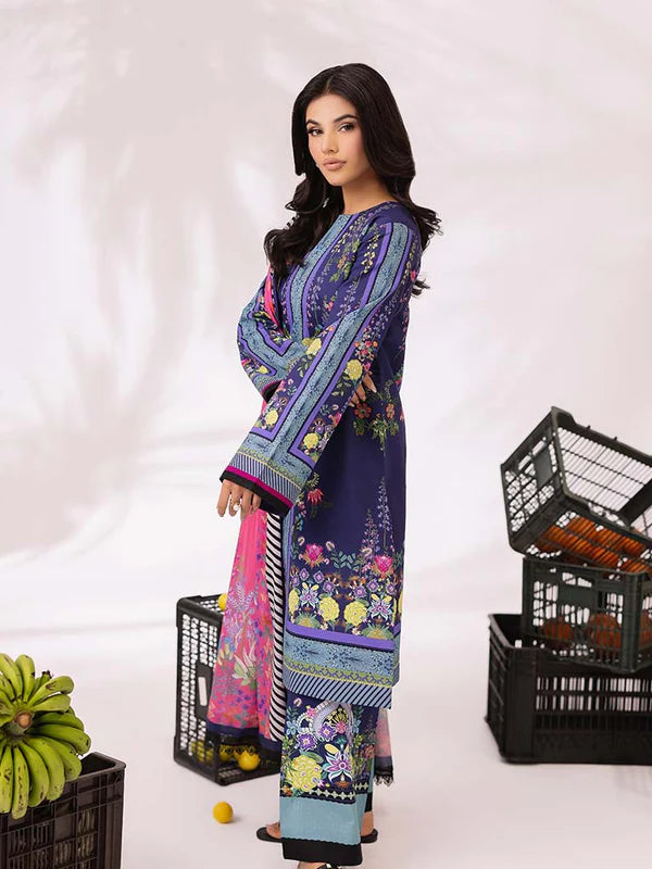 COCO BY ZARA SHAHJAHAN Printed three  piece suit D-292