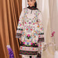 COCO BY ZARA SHAHJAHAN Printed three  piece suit D-295
