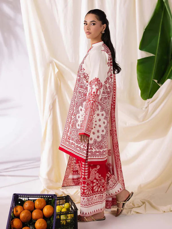 COCO BY ZARA SHAHJAHAN Printed three  piece suit D-296
