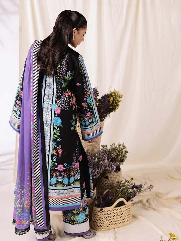 COCO BY ZARA SHAHJAHAN Printed three  piece suit D-291
