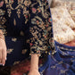 FCC ZC-151m  Embroidered Velvet Three piece With Velvet Shawl  Winter Collection