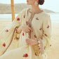 Cross Stitch Embroidered Dhanak Three Piece CS-840