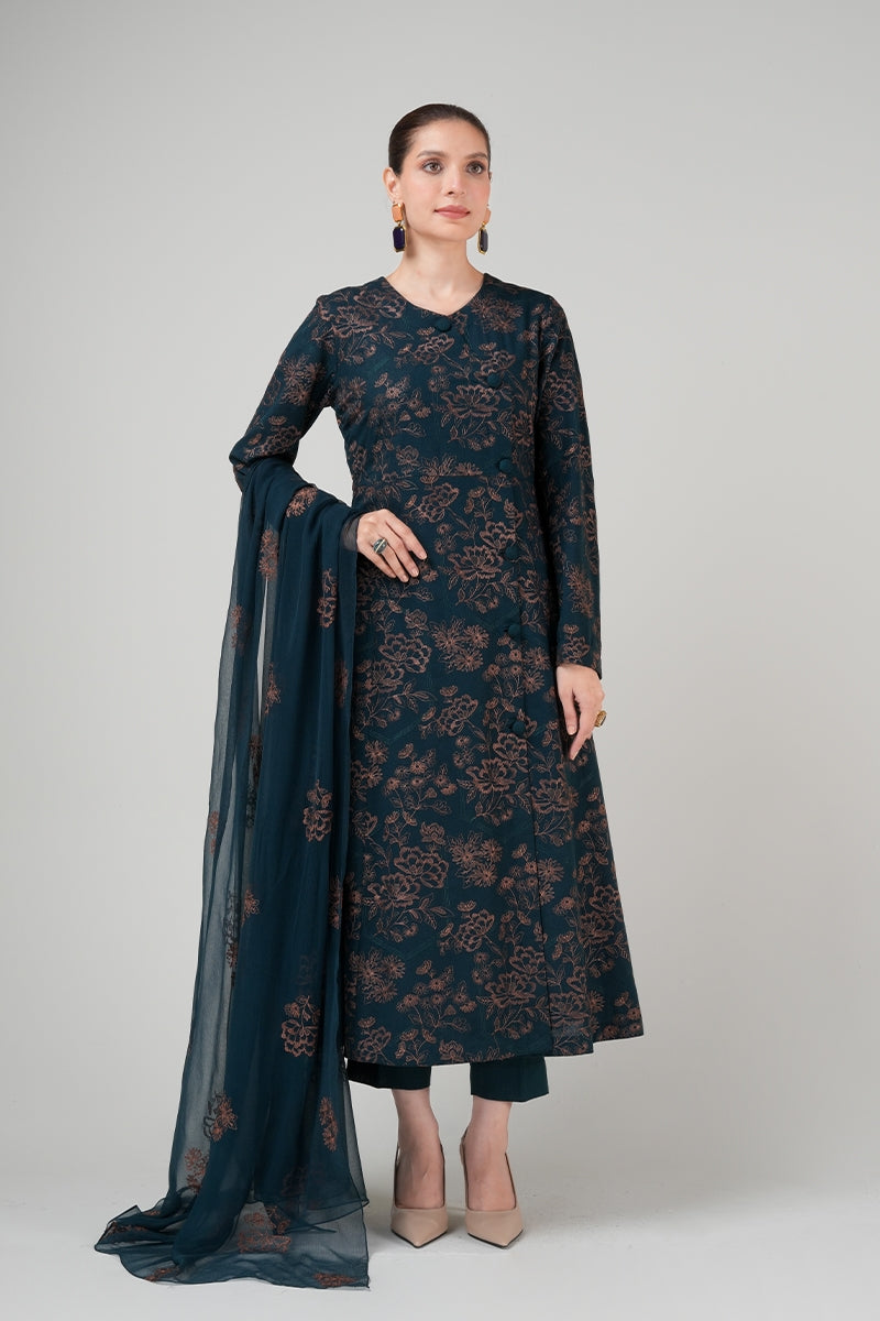 Bareeze Embroidered Three Piece Lawn D-266