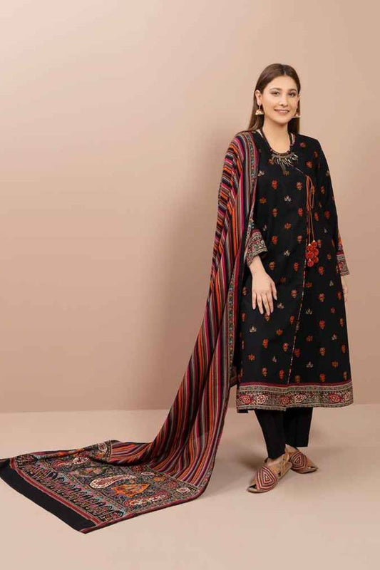 Kayseria Embroidered Dhanak Three Piece KR-890