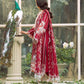 Eid Collection BIN ILYAS Embroidered lawn Three Piece BIL-06 Red