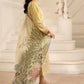 Inara Embroidered Dhanak Three Piece D-07