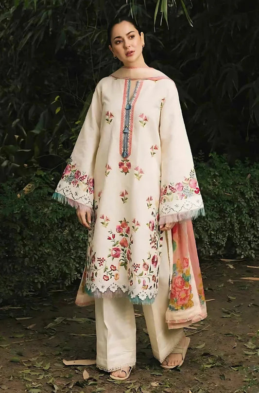 COCO-719 Embroidered Dhanak Three Piece Winter Collection