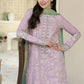 Laam Embroidered Dhanak  Three Piece laam-53