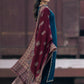 Izel Embroidered Dhanak Three Piece COCO-145
