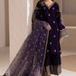 baroque D-222 Embroidered Velvet Three piece  Winter Collection