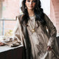 Izel Embroidered Dhanak Three Piece D-168