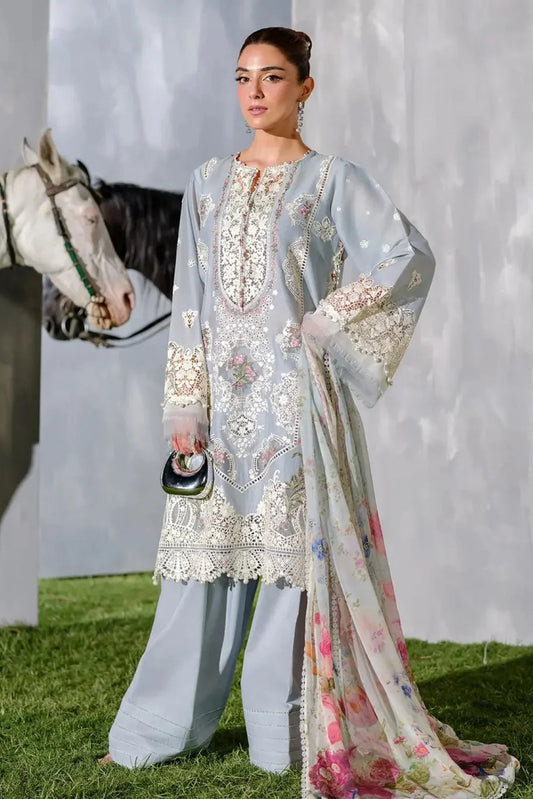 ELAF Embroidered lawn Three Piece EL-313