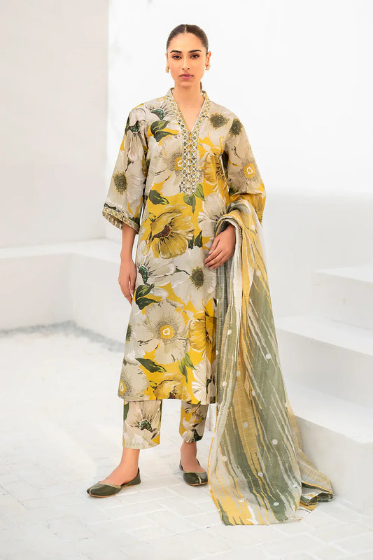 Baroque D-236 Printed three  piece ( winter )