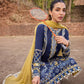 SAPPHIRE Embroidered Dhanak Three Piece SP-0752