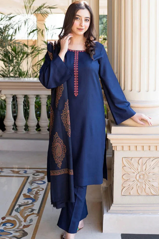 femalechoice Fcc-200 Blue Dhanak three piece