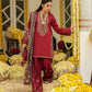 Sapphire Embroidered Dhanak Three Piece D-68