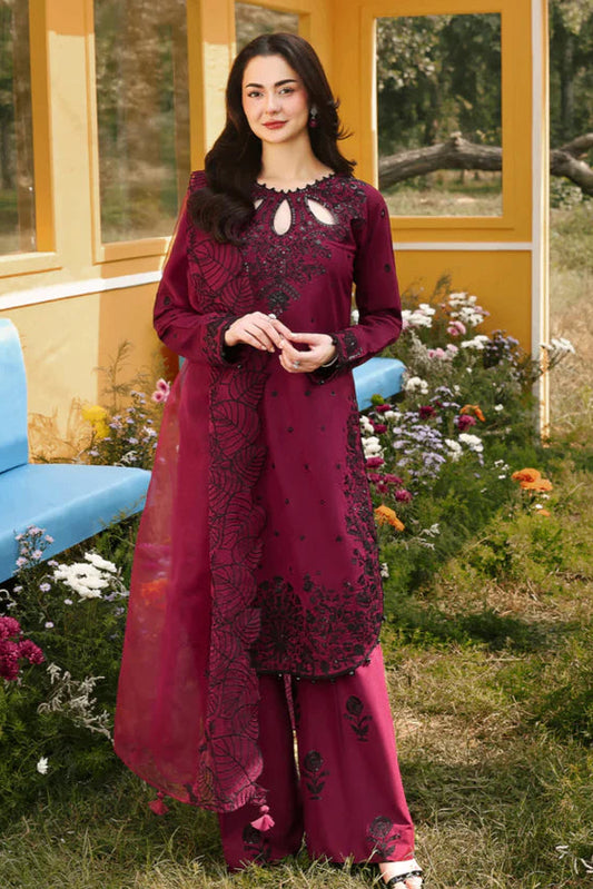 ALLYS Embroidered lawn Three Piece QL-319