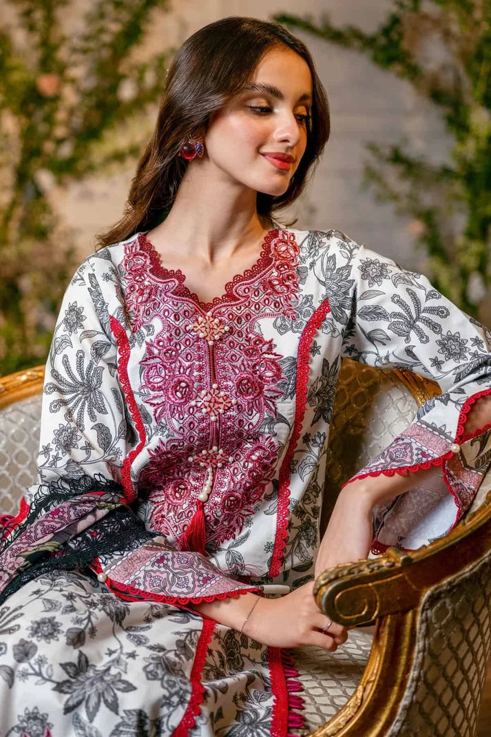 Femalechoice JADE-15 Embroidered Three Piece lawn Collection