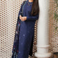 SERAN Embroidered Dhanak Three Piece SR-715