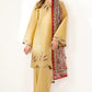 jazmin Embroidered Dhanak Three Piece jz-176