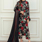 Baroque D-72 Printed three  piece suit