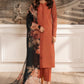 iznik Chilenkari Embroidered Dhanak Three Piece D-137