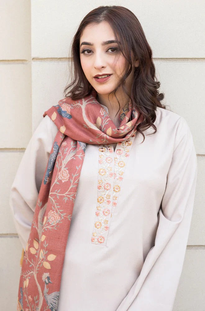 femalechoice Fcc-189 off white Dhanak three piece