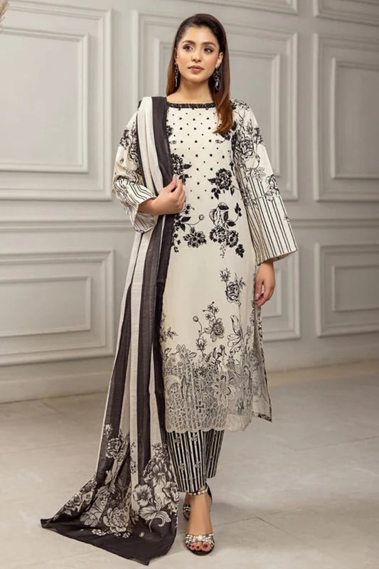 tawakal D-91 Printed three  piece suit
