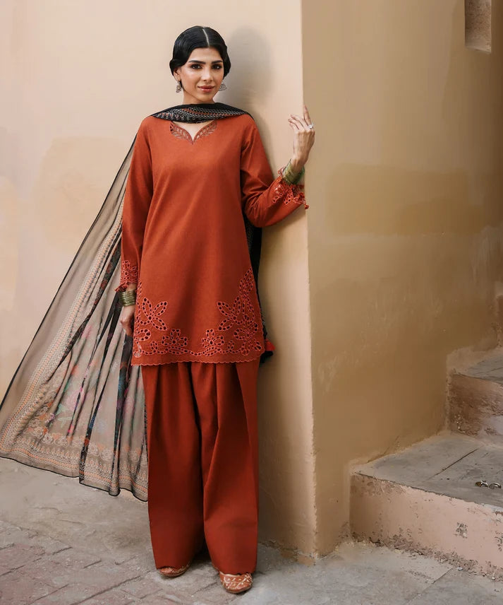 Sapphire Embroidered lawn Three Piece SP-374